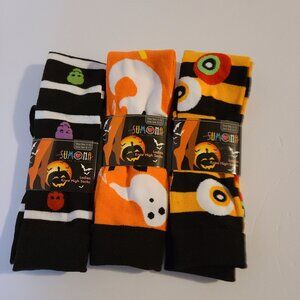 SUMONA WOMEN KNEE HIGH HALLOWEEN SOCKS- -SHOE SIZE 4-10 // SOCK SIZE 9-11 -NWT
